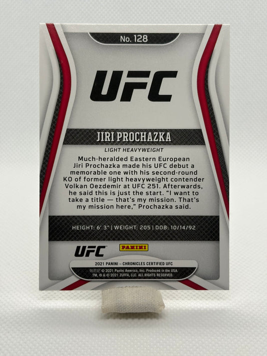 Jiri Prochazka Certified Rookie Card RC #128 | 2021 Panini Chronicles UFC