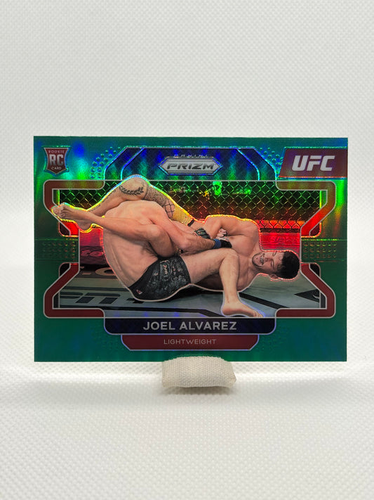 Joel Alvarez Green Prizm Rookie Card RC #93 | 2022 Panini Prizm UFC