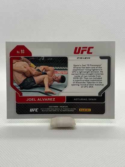 Joel Alvarez Green Prizm Rookie Card RC #93 | 2022 Panini Prizm UFC