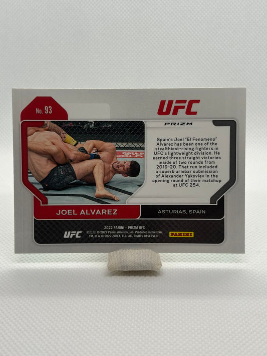 Joel Alvarez Green Prizm Rookie Card RC #93 | 2022 Panini Prizm UFC