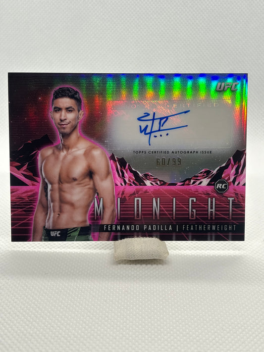 Fernando Padilla Horizon Signatures Auto RC #HS-FDA 60/99 | 2024 Topps Midnight UFC