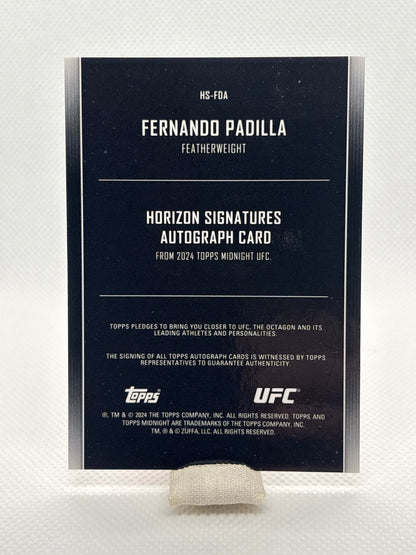 Fernando Padilla Horizon Signatures Auto RC #HS-FDA 60/99 | 2024 Topps Midnight UFC