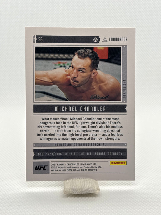 Michael Chandler Luminance Rookie Card RC #56 | 2021 Panini Chronicles UFC
