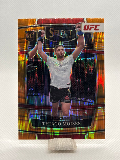 Thiago Moises Gold Prizm RC Concourse #24 | 2022 Panini Select UFC