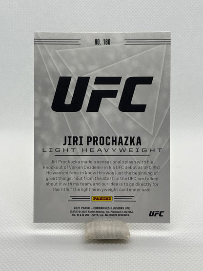 Jiří Procházka Illusions Rookie Card RC #180 | 2021 Panini Chronicles UFC
