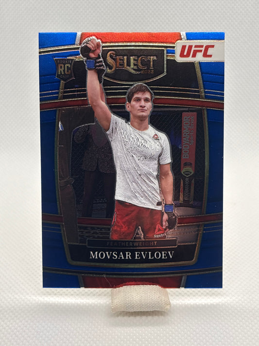Movsar Evloev Rookie Card RC Concourse #43 | 2022 Panini Select UFC