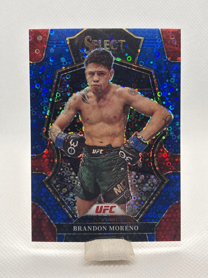 Brandon Moreno Premier Level Prizm #130 15/49 | 2023 Panini Select UFC