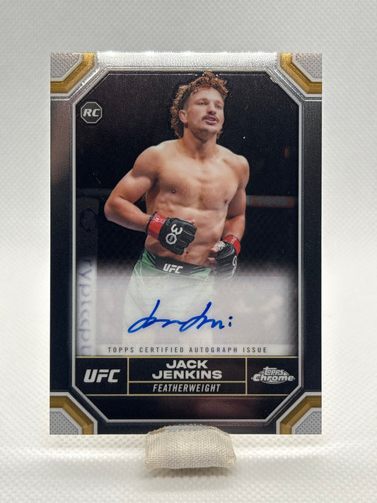 Jack Jenkins Chrome Rookie Auto #CRA-JJE | 2024 Topps Chrome UFC