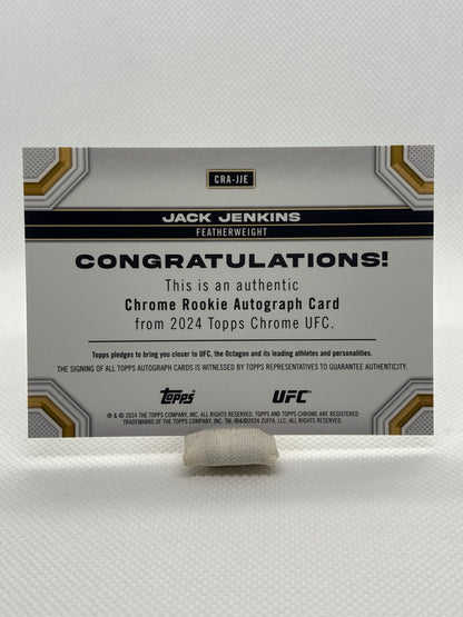 Jack Jenkins Chrome Rookie Auto #CRA-JJE | 2024 Topps Chrome UFC