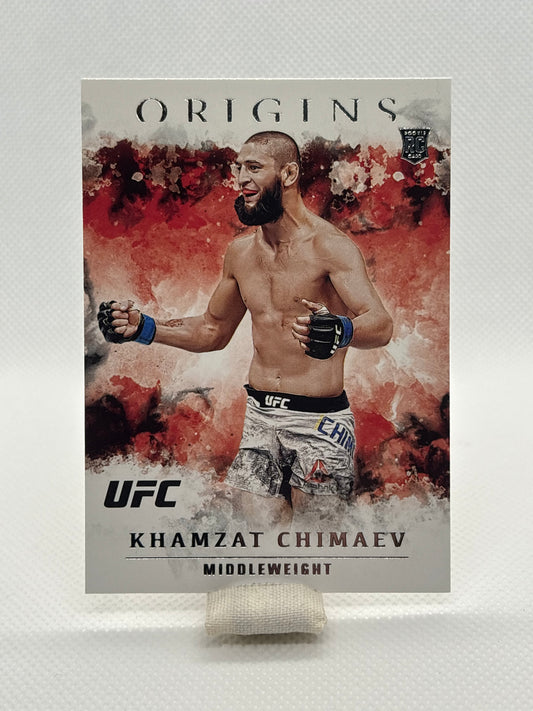 Khamzat Chimaev Origins Rookie Card RC #32 | 2021 Panini Chronicles UFC