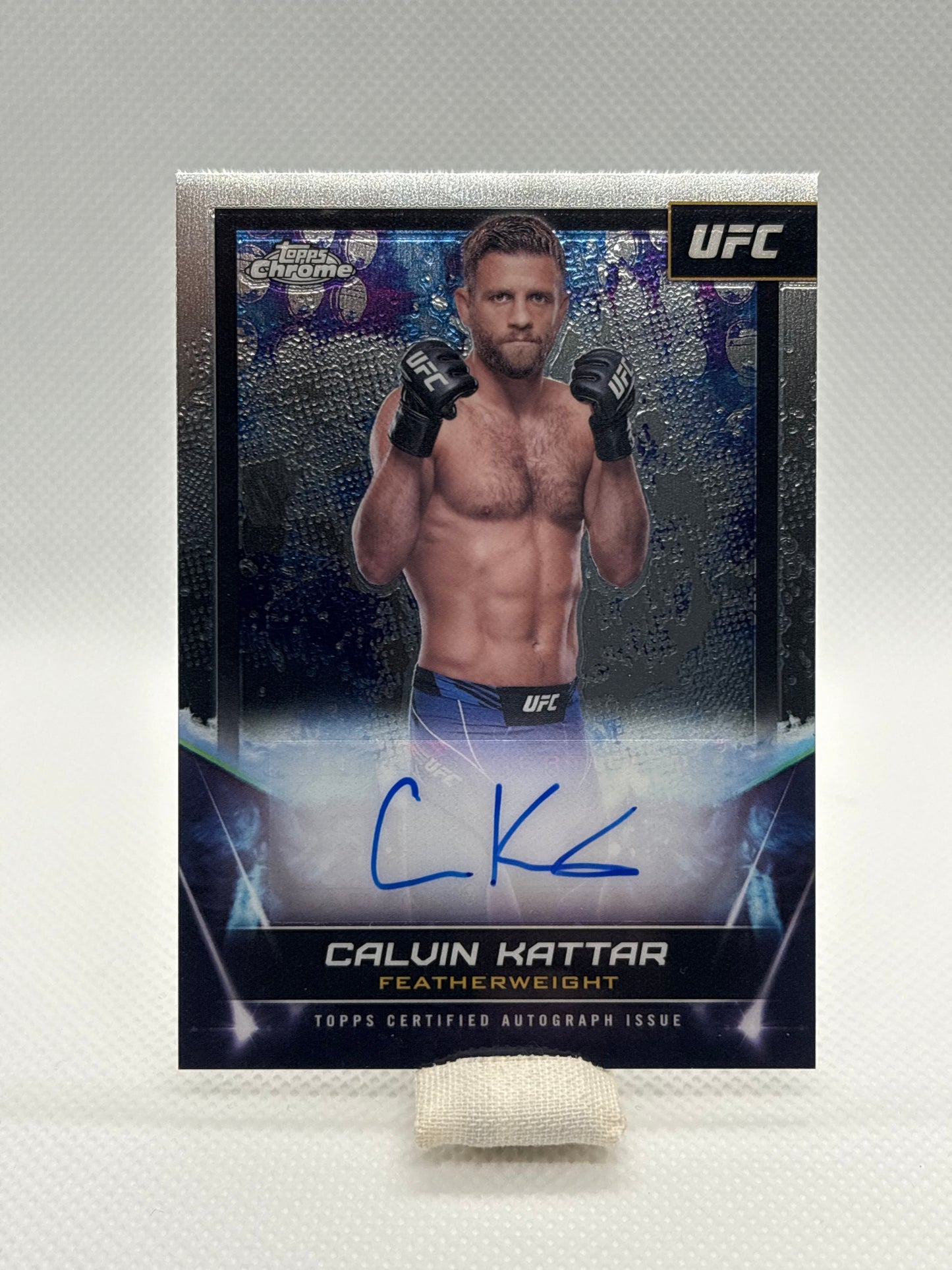 Calvin Kattar UFC Signatures Auto #FNA-CKA | 2024 Topps Chrome UFC