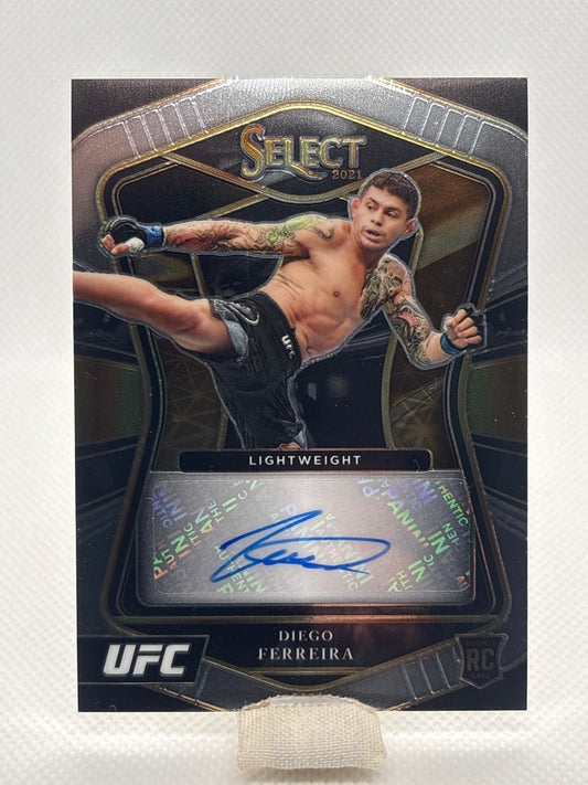 Diego Ferreira Rookie Signatures RC Auto #RS-DFR 221/249 | 2021 Panini Select UFC