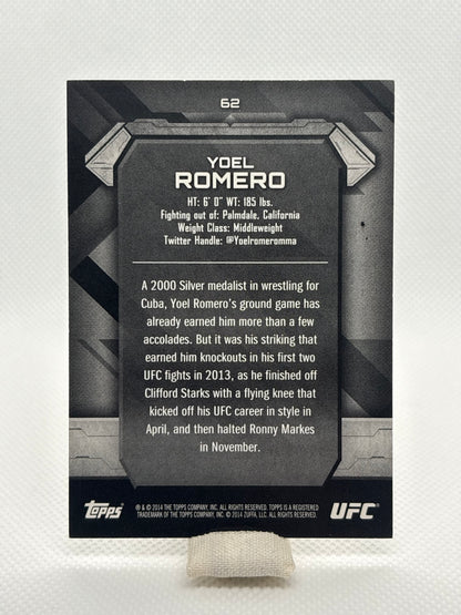 Yoel Romero Numbered 044/219 #62 | 2014 Topps UFC Knockout