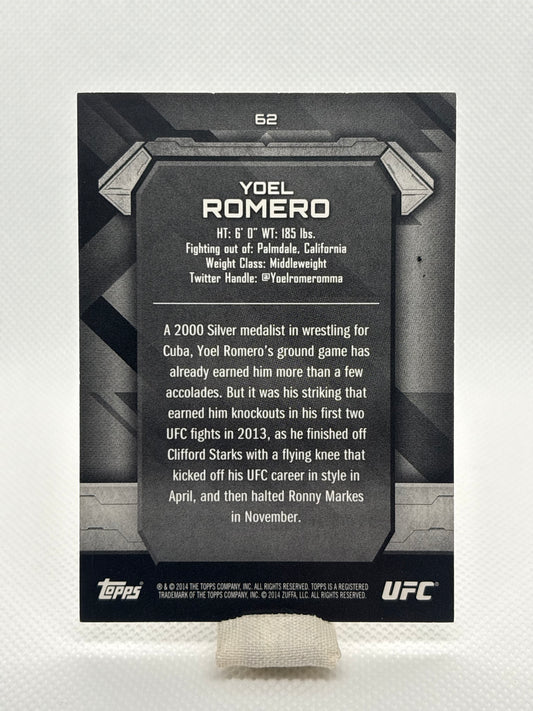 Yoel Romero Numbered 044/219 #62 | 2014 Topps UFC Knockout