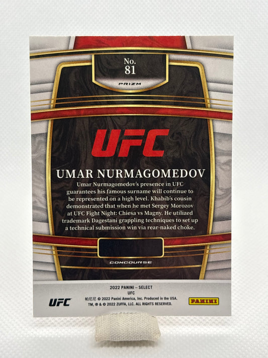 Umar Nurmagomedov Concourse Prizm RC #81 | 2022 Panini Select UFC