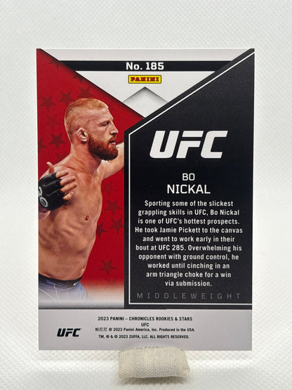 Bo Nickal Rookies & Stars RC #185 | 2023 Panini Chronicles UFC