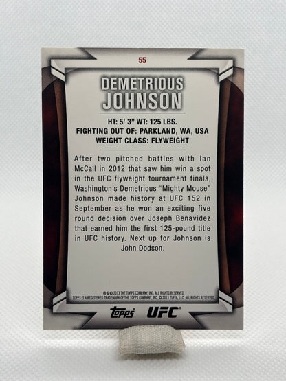 Demetrious Johnson Numbered 069/188 #55 | 2013 Topps UFC