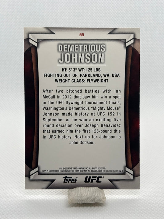 Demetrious Johnson Numbered 069/188 #55 | 2013 Topps UFC