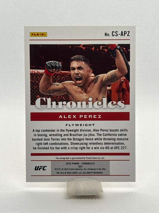 Alex Perez Chronicles Auto #CS-APZ 026/049 | 2023 Panini Chronicles UFC