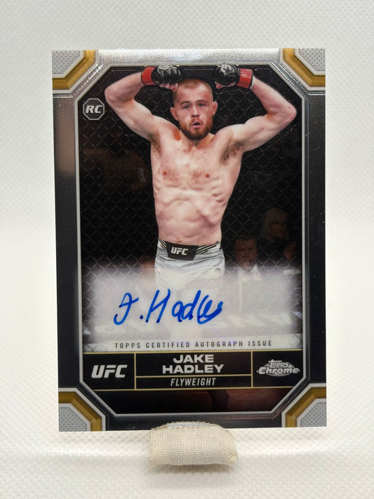 Jake Hadley Chrome Rookie Auto RC #CRA-JHA | 2024 Topps Chrome UFC