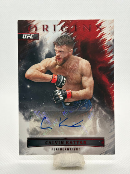 Calvin Kattar Origins Auto #OA-CKT | 2023 Panini Chronicles Origins UFC
