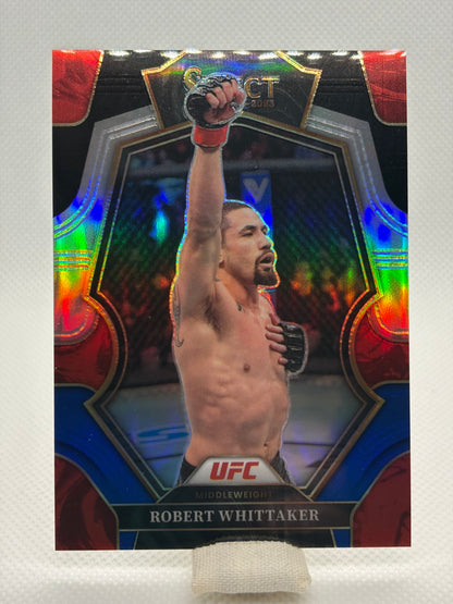 Robert Whittaker Premier Level Prizm #183 002/049 | 2023 Panini Select UFC