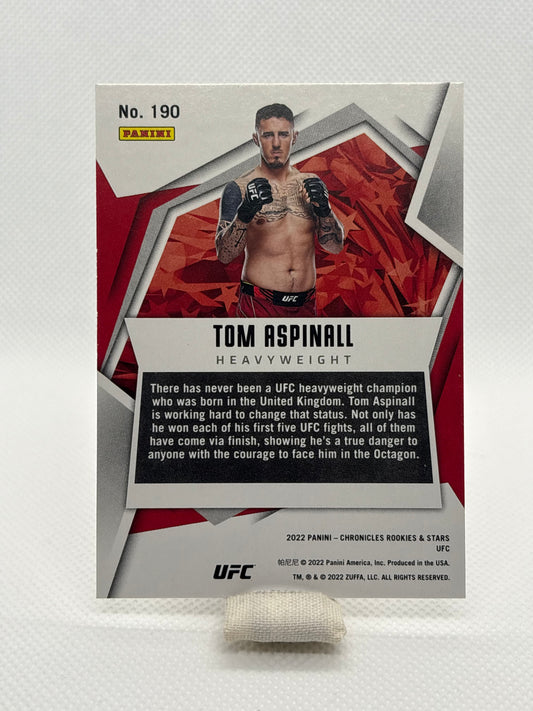 Tom Aspinall Rookies & Stars RC #190 | 2022 Panini Chronicles UFC
