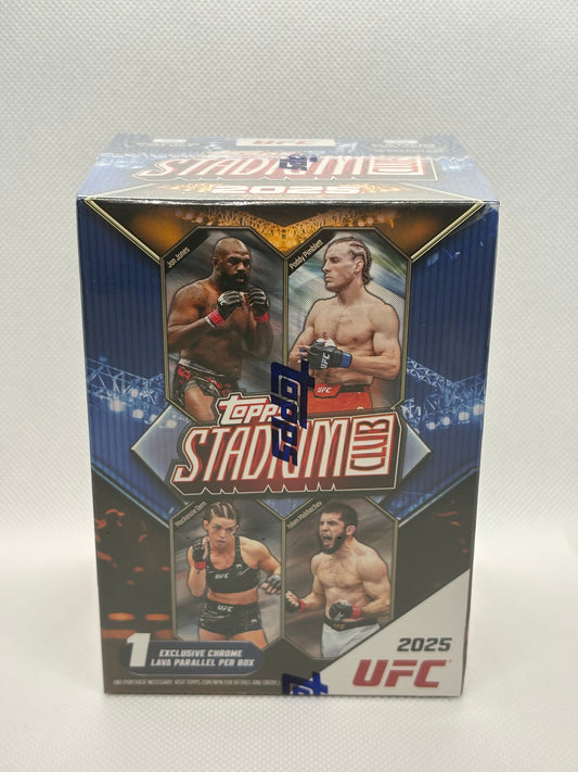 2025 Topps Stadium Club UFC Blaster Box (Sealed) | 6 Packs, 5 Cards Per Pack
