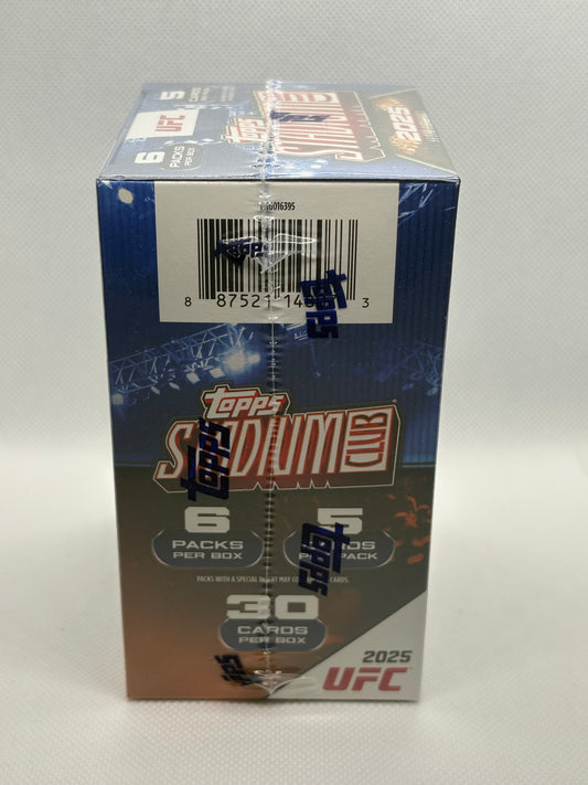 2025 Topps Stadium Club UFC Blaster Box (Sealed) | 6 Packs, 5 Cards Per Pack