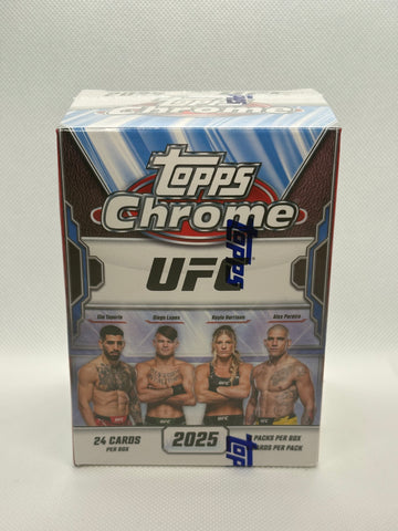 2025 Topps Chrome UFC Blaster Box (Sealed) | 6 Packs, 4 Cards Per Pack