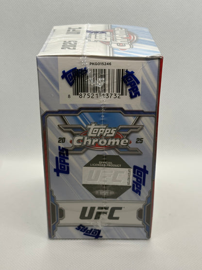 2025 Topps Chrome UFC Blaster Box (Sealed) | 6 Packs, 4 Cards Per Pack